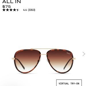 Quay All In Mini Sunglasses